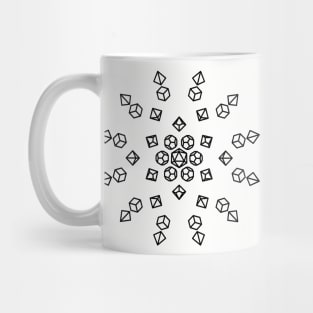 Starburst Polyhedral Dice Mug